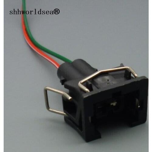 Shhworldsea 4/10/30/50/100pcs 2 pin 3.5mm car wire harness connector plug , auto Nozzle sensor plug connector 12131678