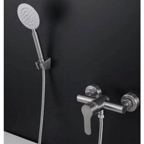 304 stainless steel bathroom Basin bathtub shower Mixer faucet With Handle Shower Tap Bathtub Faucet Set SS112