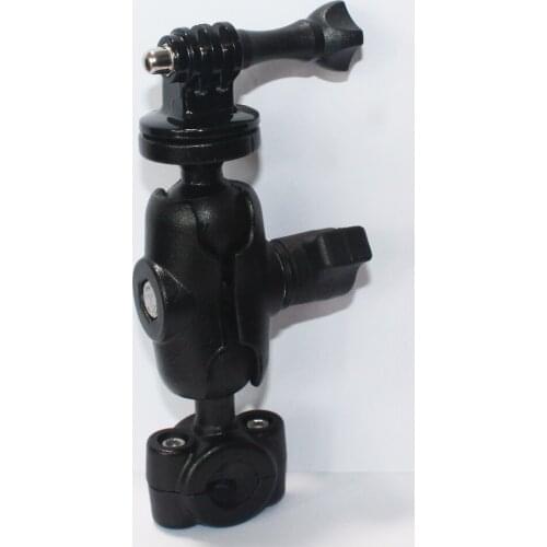Heavy Duty Aluminum Alloy Motorycle Mirror Mount for GoPro and Cameras