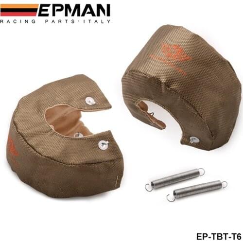 High Quality TITANIUM T6 Turbo Charger Cover Turbo Blanket Heat Shield Cover EP-TBT-T6