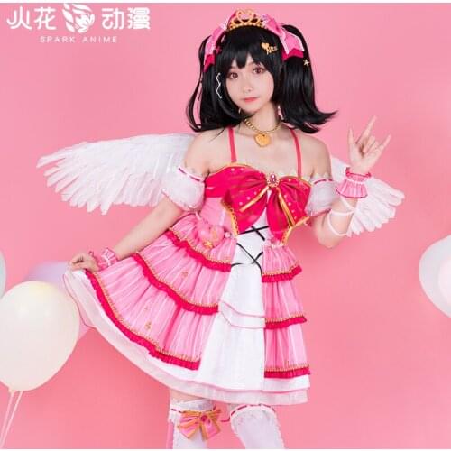 Yazawa Nico All Star Angel Uniforms Cosplay Costume Free Shipping F