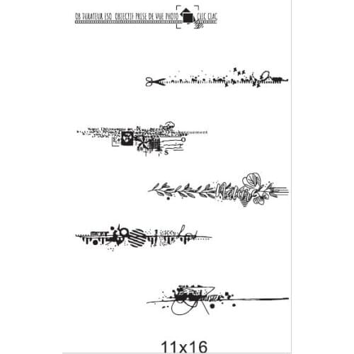 Background Transparent Clear Silicone Stamp/Seal for DIY scrapbooking/photo album Decorative clear stamp A1717