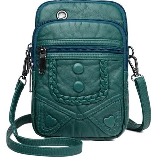 Women Fashion Handbags Mini Shoulder Bag Cell Phone Purse Small Crossbody Bag Vintage Ladies Flap Bag Female Bolso