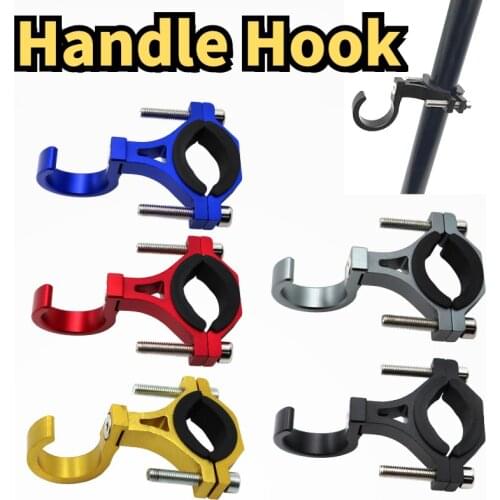 1 Pc Motor Punch-free article Hook For Motorcycle Electric Bicycle Handlebar Hook CNC Aluminum Alloy Storage Hook Accessories
