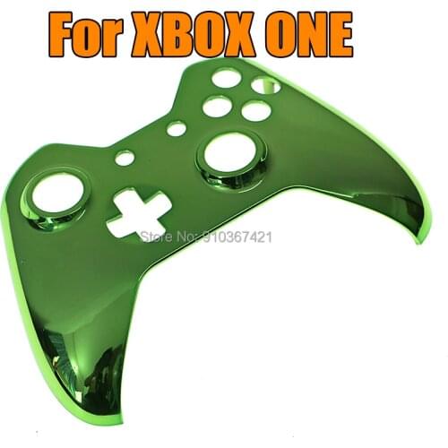 1pc/lot Chrome Top Front Shell cover case For XBOX One Wireless Controllers Cover Skin Replacement Controller