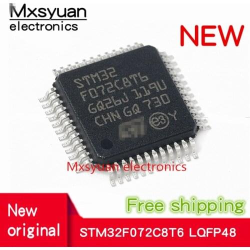 5pcs~20pcs/lot STM32F072C8T6 STM32F072C8TB LQFP-48 STM32 F072C8T6 New original In Stock