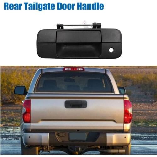 69090-0C040 New Black Tailgate Handle Liftgate Latch with Keyhole For Toyotas Tundra 2007 2008-2013 Exterior Handle Car Styling
