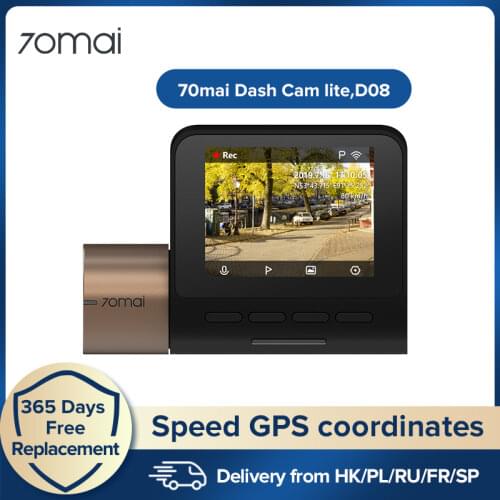 70mai Dash Cam Lite Car DVR WIFI Dashcam 24H Parking Monitor Video Recorder 1080P HD Night Vision Dash Camera