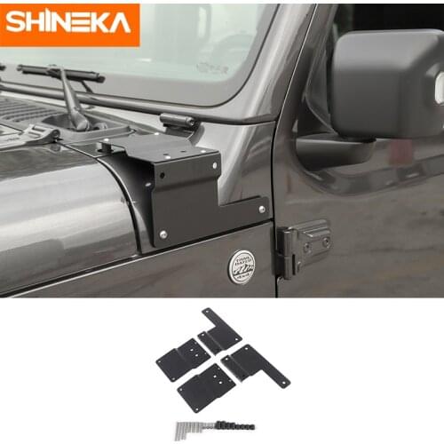 SHINEKA Lamp Frame Holder Accessoires for Jeep Wrangler JL 2018 2019 2020