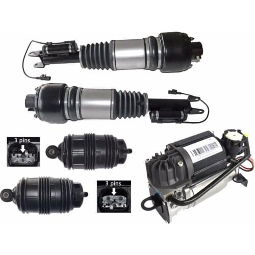 AP02 5pcs Front Air Struts+Rear Air Springs Bag For Mercedes CLS E-Class W219 W211 2113200725,2113200825,2113205513, 2203200104