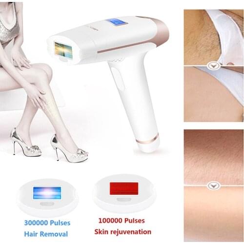 New Lescolton Pulsed Women Painless Laser Hair Removal Device Permanent Hair Removal IPL Laser Epilator Armpit Hair Removal Mach