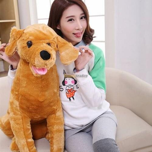 Fancytrader 37'' / 95cm Lovely Soft Cute Plush Giant Emulational Brown Dog Toy, Nice Gift For Kids, Free Shipping FT50191