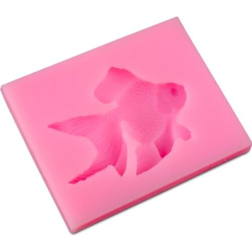 Goldfish Fondant Cake Design mold,silicone Gum Paste Art mold,baking Tools , Hourse Mold mould,silicone Cake Tools D303