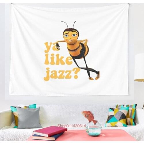 Ya like jazz tapestry Coverlet Curtain Blanket Bedding Sheet Towel Throw Window Curtain Tapestries