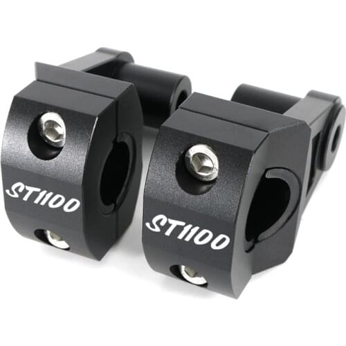 7/8" 22mm Motorcycle Handlebars Fat Bar Mount Clamps Risers Fit For HONDA ST1100 1991-2002 Handlebar Riser