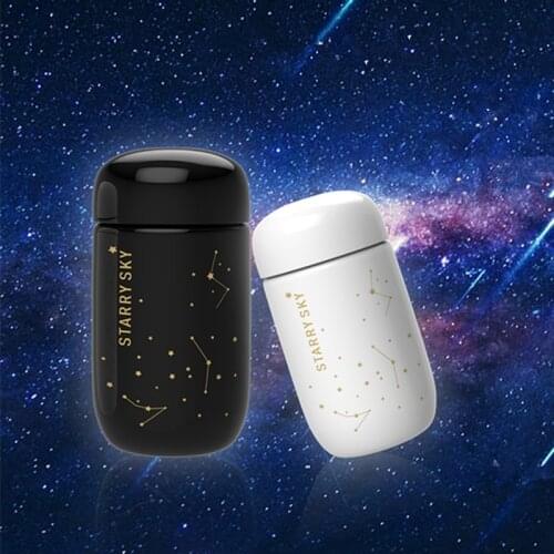 LDFCHENNEL Mini 304 stainless steel mug thermos water bottle cute couple small male personality gift thermo mug