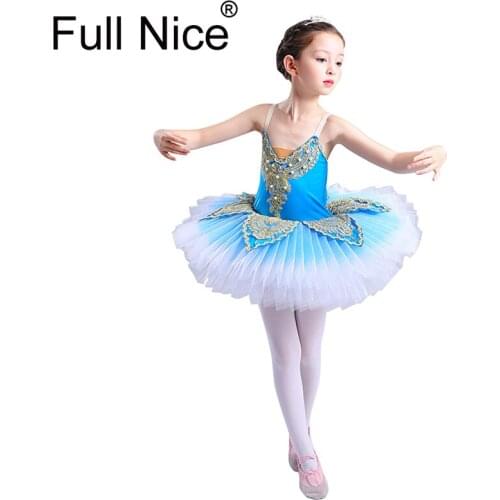 Swan professional ballet tutu kids Flowers costume contemporary dance costumes ballet tutu child girls