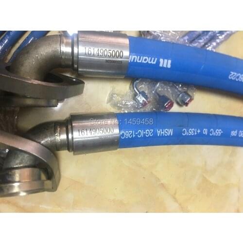 Free shipping 1614905000 geniune/ alternative oil hose assembly oil tube black or blue kind for AC compressor