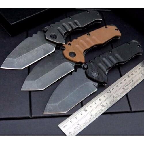 Medfd 9cr18mov blade G10 stone wash Handle Tactical Hunting Camping EDC Outdoor Folding Knife Multi Tool Pocket Survival Knife
