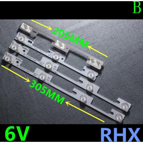 100% new 32 inch backlight strip 48PCS=(24PCS*4LED +24PCS*3LED) 1LED=6V KDL32MT626U 35019055 35019056