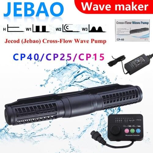 Jebao Wave Maker Aquarium Flow Pump CP-15 25 40 Cross Flow Pump Silent Circulation Aquarium Reef Wave Maker Surf Pump Flow