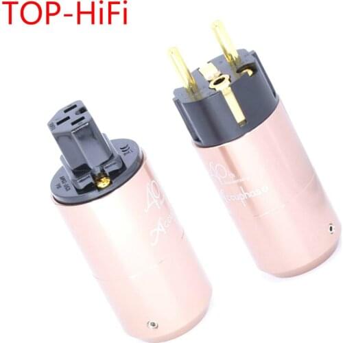 TOP-HiFi pair Accuphase 40th EU EUR Schuko Power plug IEC Commector Amplifier CD VCD DVD AC Power Cable Plug Connector