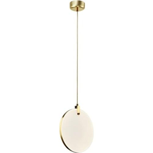 Modern Led Metal Pendant Lights Wrought Iron Glass Round Ball Brass Rod Hanging Lamp For Living Roomcafekitchen Nordic Lighting