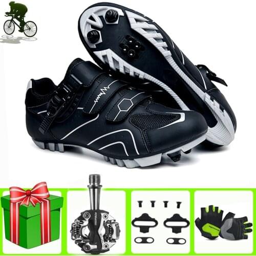 Self-locking Cycling Shoes Sneaker Men sapatilha ciclismo mtb Mountain Bike Bicycle Shoes Ultralight Professional Cycle Sneaker
