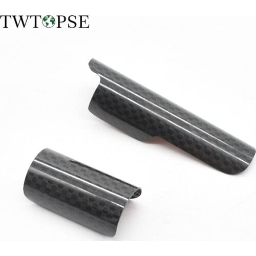 TWTOPSE Carbon 4.5g Bicycle Protective Gear For Brompton Folding Bike Rear Triangle Frame Carbon Protector Guard Protector Pad