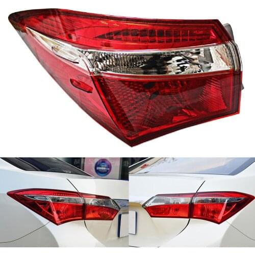 Tail Lamp For Toyota Corolla 2014-2017 Car Light Assembly Auto Rear Tail Light Turning Signal Brake Lamp Warning Bumper Light