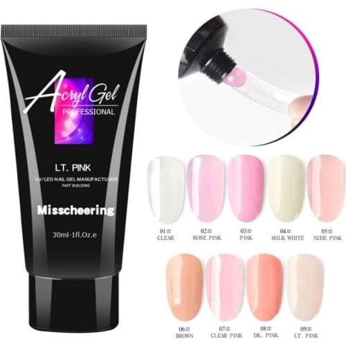 30ML Nail Extended Glue Women Gel Nail Polish Acrylic Quick Extension Nail Tip For Nail Gel Polish Crystal Glue Fingernail