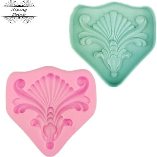 1Pcs Lace Fondant Mould Flower Chocolate Molds DIY Wedding Cake border Decorating Tools resin mold