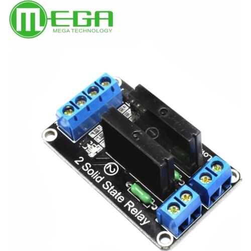 10pcs/lot 5V 2 Channel SSR G3MB-202P Solid State Relay Module Low level 250V2A