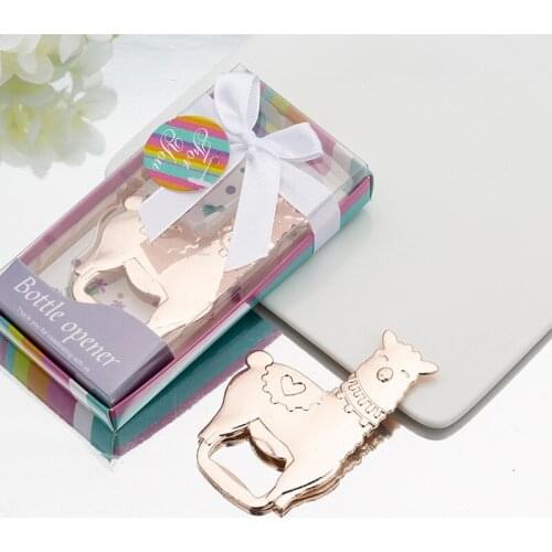 20Pcs Wedding receiption gifts for guests of Alpaca Sheep Bottle Openers for Animal themed Party Favors and Bridal shower gifts