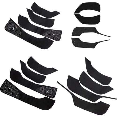 4pcs Car Door Kick Sticker Anti-Dirty Protector Mat Pad Cushion Cover For Tesla Model 3 2017 2018 2019 Car Styling Acces