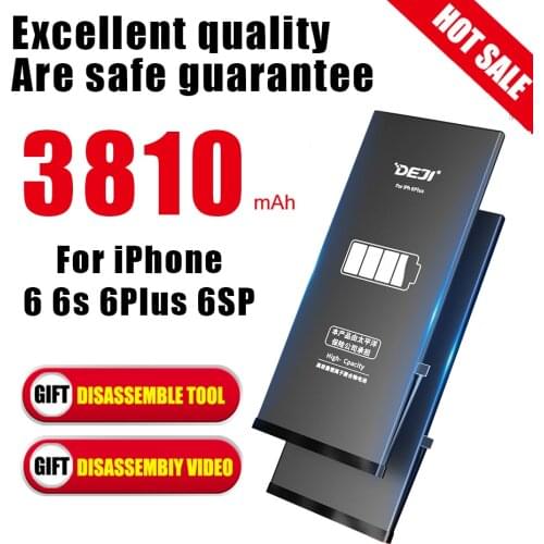 DEJI Battery For iPhone 6 6G With Free Tools Kit High Capacity 2200mAh Batteries Replacement Good Quality Original Lithium