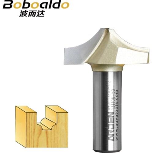 1pcs 1/4 1/2 Shank Two flutes beading cutter round over and ovolo cut Arden Router Bit