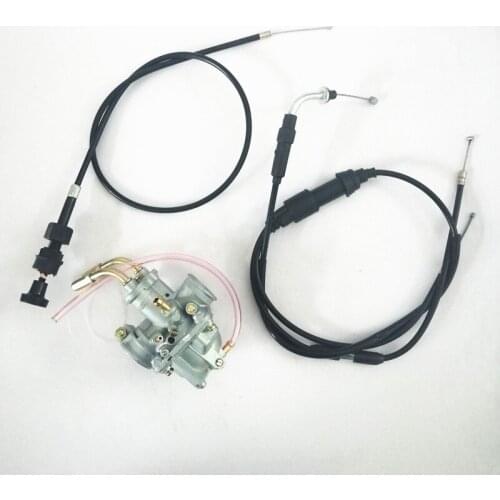 PW50 Carburetor Carb with Throttle Gas Choke Cable line For yamaha pw50 pw 50 YF60 QT50 Carb 1981-2009 Dirt Bike Carburetor