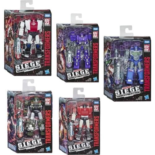Hasbro Transformers Deluxe D War Cybertron Trilogy Siege Ironhide Collections Hound Action Figures Rollbar Children Gifts