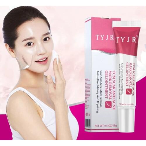 TYJR Acne Treatment Blackhead Acne Scar Remove Whitening Care Cream Control Shrink Pores Remova Anti Acne Cream Oil 15g