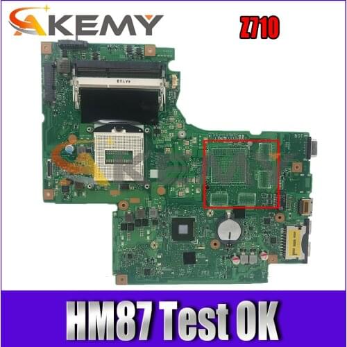 Akemy For DUMBO2 MAIN BOARD Rev 2.1 Lenovo Z710 Laptop PC Motherboard HM87 Integrated Graphics Card 100% Test OK