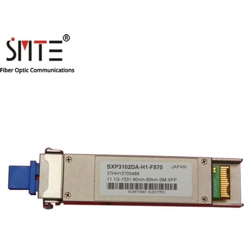 Sumitomo SXP3102DA-H1-F570 10G-195.7THZ-80KM-XFP-1531.90NM-DWDM Fiber Optical Module