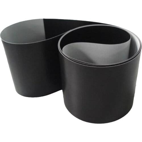 Perimeter:3000x170x2mm Black PVC Fat Line Industrial Conveyor Belt