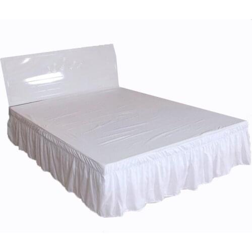 New Arrival Bed Skirt Elastic Bedsheet Bed Cover Hotel Bed Cover without Surface Couvre Lit Home Bed Protector Bedding Bed Skirt