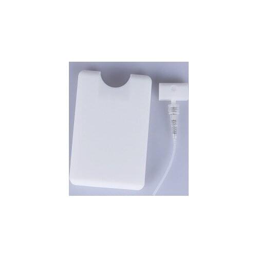 Empty 20ml Plastic Credit Card Shape Pocket Perfume Bottle Women Cosmetic Container Small Sprayer Packaging