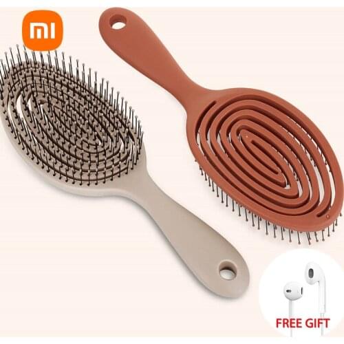 Xiaomi Youpin Hair Comb New Hair Brush Straightener Massage Detangler Hairbrush Relaxing Elastic Portable Women Magic Brushes