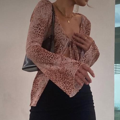 Женские рубашки с принтом Yueesoul China At AliExpress