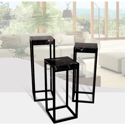 Zq Stainless Steel Sculpture Base Table Hotel Decorative Artwork Art Display Stand