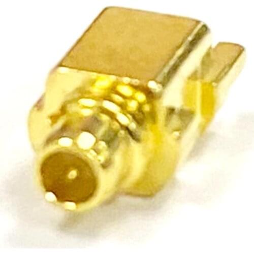 1pc MMCX Male Plug RF Coax Connector PCB Mount Straight Goldplated 3 Pins NEW Wholesale