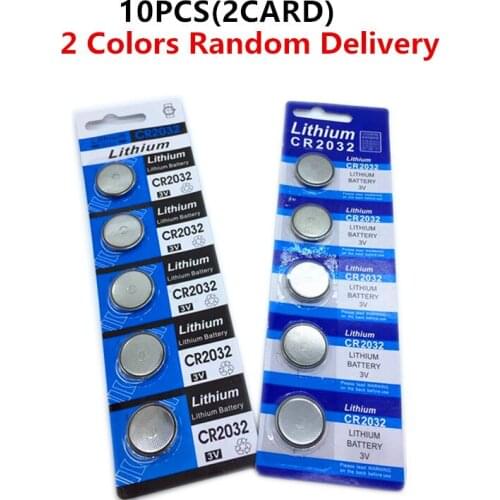 20PCS/4CARD CR2032 Button Batteries BR2032 DL2032 ECR2032 Cell Coin Lithium Battery 3V CR 2032 For Watch Electronic Toy Remote